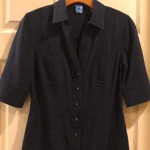 Elie Tahari Navy Blue Dress